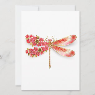 Blume Dragonfly mit Schmucksakura Ankündigung