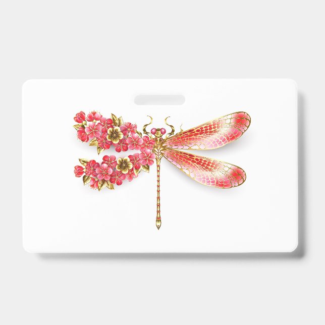 Blume Dragonfly mit Schmucksakura Ausweis (Vorderseite)
