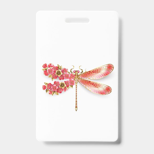Blume Dragonfly mit Schmucksakura Ausweis (Vorderseite)