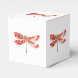 Blume Dragonfly mit Schmucksakura Geschenkschachtel