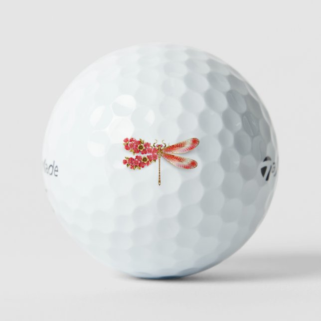 Blume Dragonfly mit Schmucksakura Golfball (Vorderseite)