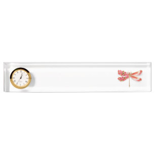 Blume Dragonfly mit Schmucksakura Namensplakette