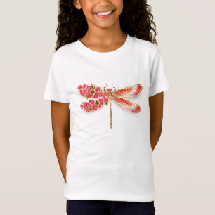 Blume Dragonfly mit Schmucksakura T-Shirt