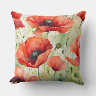 Blume Dream - Mohnmuster Kissen