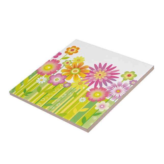 Blume drucken fliese (Seite)