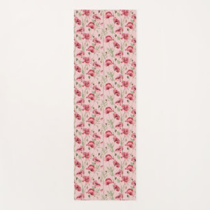 Blume drucken Handtuchhandtuch-Set Yogamatte