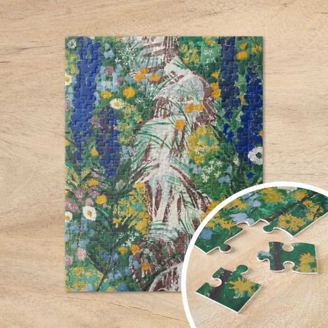 Blume durch den Strom | August Babberger Puzzle (Von Creator hochgeladen)