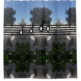 BLUME DUSCHE MIT SKY DUSCHVORHANG