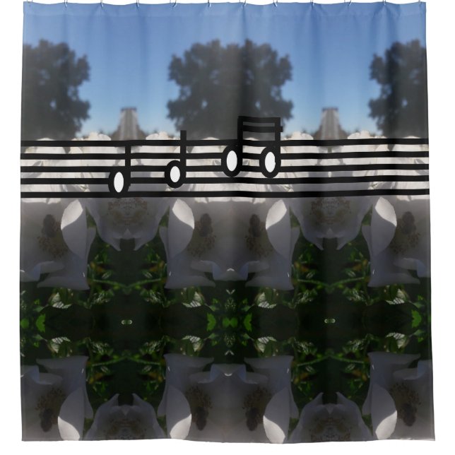 BLUME DUSCHE MIT SKY DUSCHVORHANG (Vorderseite)