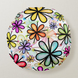Blume Duschen Rundkissen Rundes Kissen