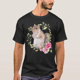 Blume Eichhörnchen T-Shirt