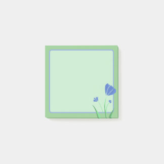 Blume - Einfach blau Post-it Klebezettel