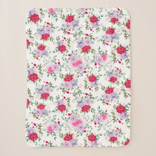 Blume - Einfache Farben Sherpadecke