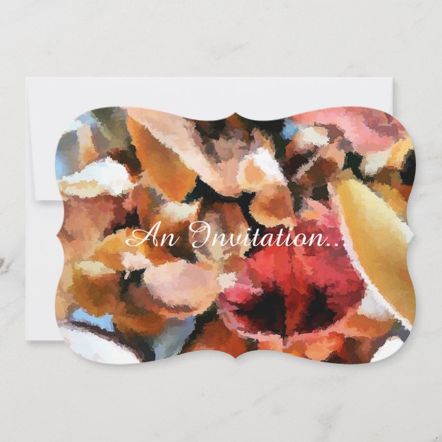 BLUME EINLADUNG (Vorderseite)