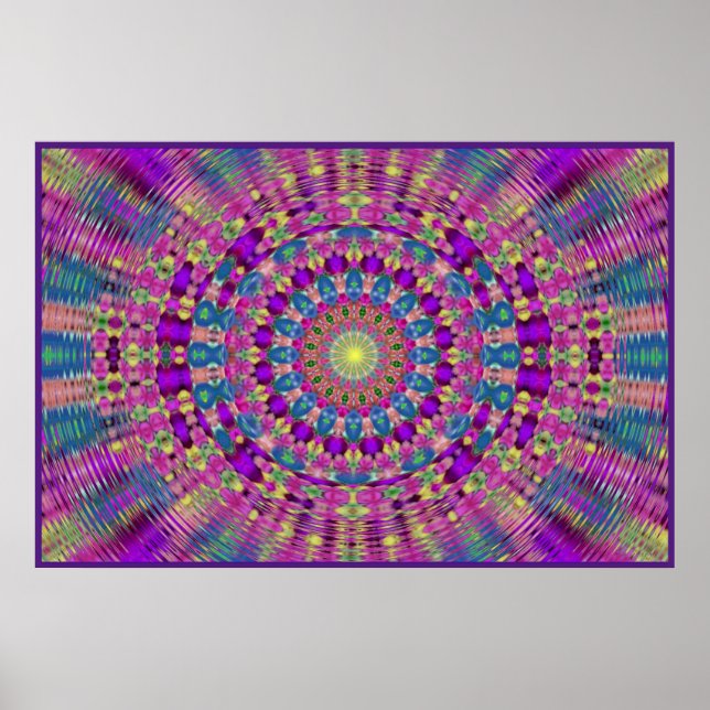 Blume Eintritt Poster (Vorne)