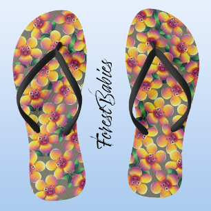 Blume 🌼 einzigartiges, Niedliches Muster von Blum Flip Flops