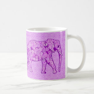 Blume Elefant - Amethyst lila Tasse