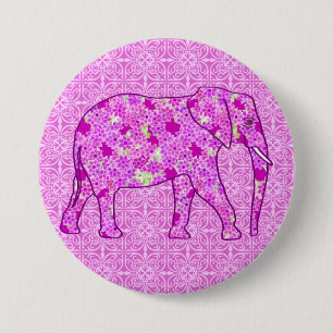 Blume Elefant - Orchid und Magenta Button