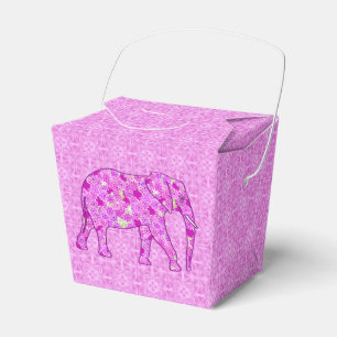 Blume Elefant - Orchid und Magenta Geschenkschachtel