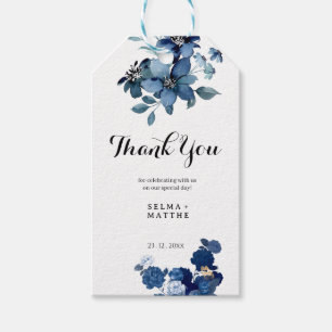 Blume Elegant Vielen Dank für Ihr Gabe Geschenkanhänger