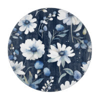 Blume Elegant Wasserfarbe Blau