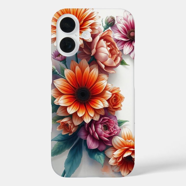 Blume Elegantes Wasser Case-Mate iPhone Hülle (Rückseite)