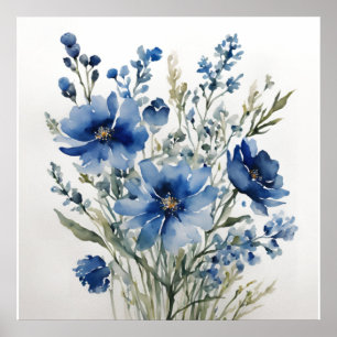 Blume Elegantes Wasser Poster