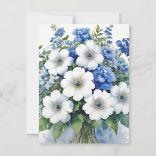 Blume Elegantes Wasser Postkarte