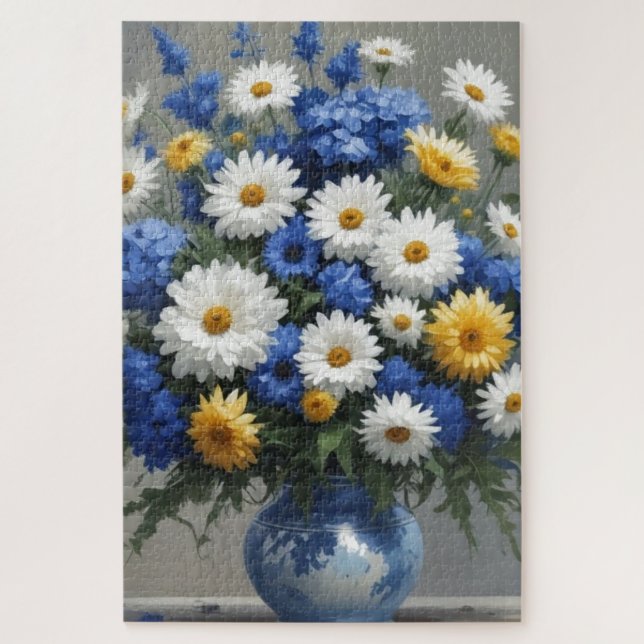 Blume Elegantes Wasser Puzzle (Vertikal)