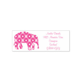 Blume Elephant Address Self-Inking Briefmarke Permastempel
