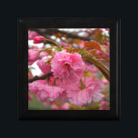 Blume Erinnerungskiste<br><div class="desc">Hot Pink Cherry Blossom Blume Foto von Sandy Closs am Lake Arrowhead Pink, Blume, Blume, Blumen, Frühling, Kirsche, Kirschen, Garten, Hochzeit, Hochzeiten, </div>