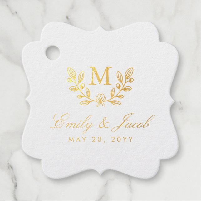 Blume ernten geschenkanhänger (Vorderseite)