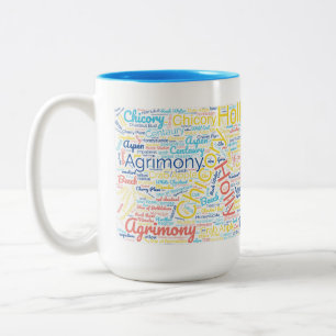 Blume Essence ist ein perfektes Geschenk Zweifarbige Tasse