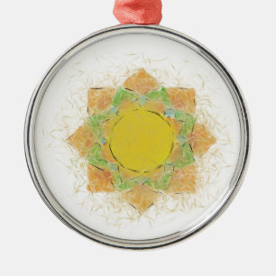 Blume Ethereal Ornament Aus Metall