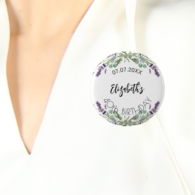 Blume Eukalyptus-Grünpflanzen Button (Von Creator hochgeladen)