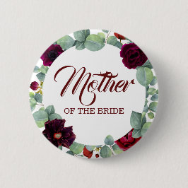 Blume Eukalyptus Wedding Button