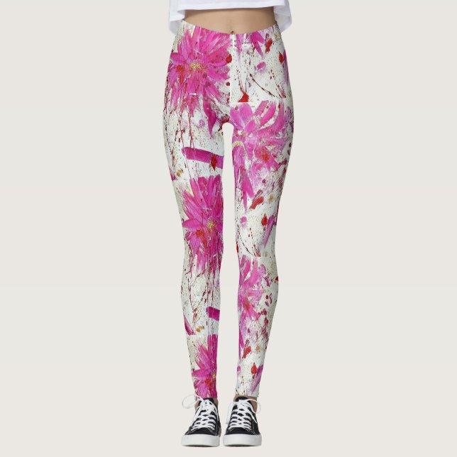 Blume Explosion Leggings (Vorderseite)