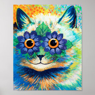 Blume Eyes Cat, Louis Wain Poster