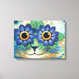 Blume Eyes Cat von Louis Wain Leinwanddruck
