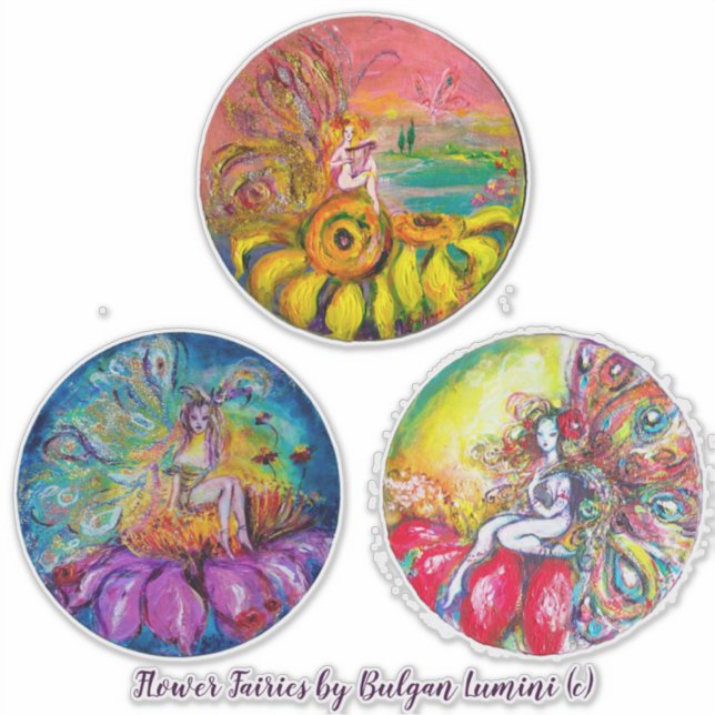 BLUME FAIRIES Fantasy Collection Aufkleber (Vorderseite)