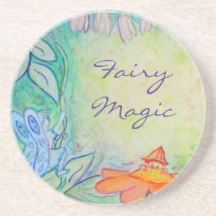 Blume Fairies Garden Art Custom Drinks Coasters Sandstein Untersetzer