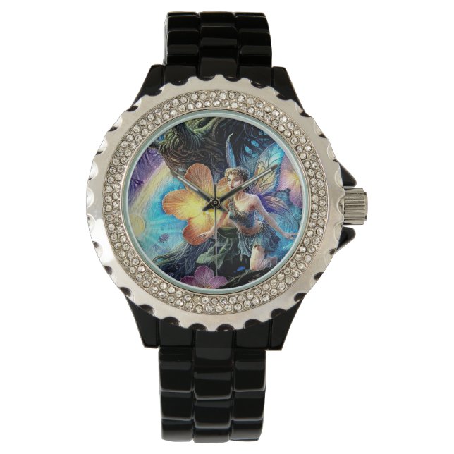 Blume Fairy Armbanduhr (Vorderseite)