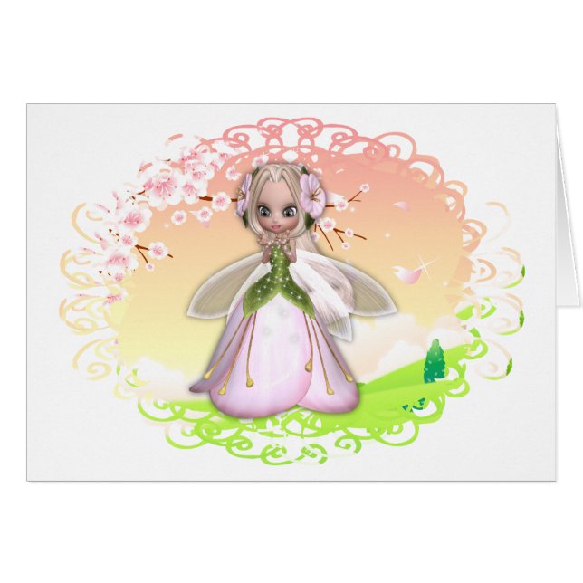 Blume Fairy Design 1 (Vorderseite (Horizontal))