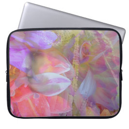 Blume Fairy Double Exposure Fantasy Art Laptopschutzhülle