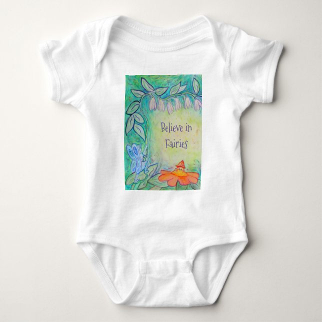 Blume Fairy Garden Art Shirt (Vorderseite)