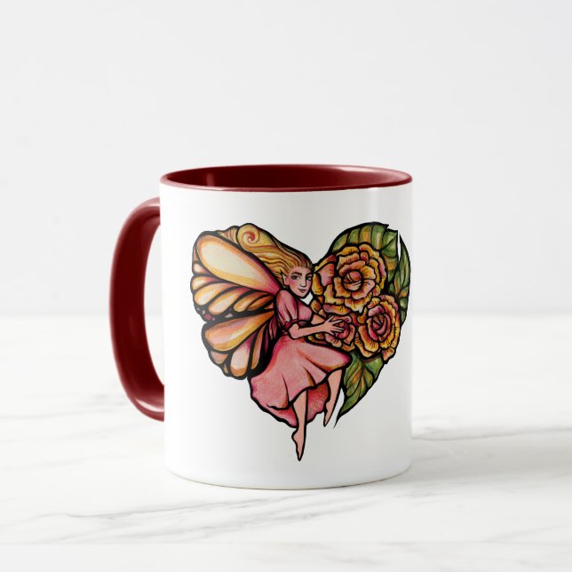 Blume Fairy Garden Blume Tasse (Vorderseite Links)