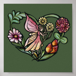 Blume Fairy Garden Fairies Poster