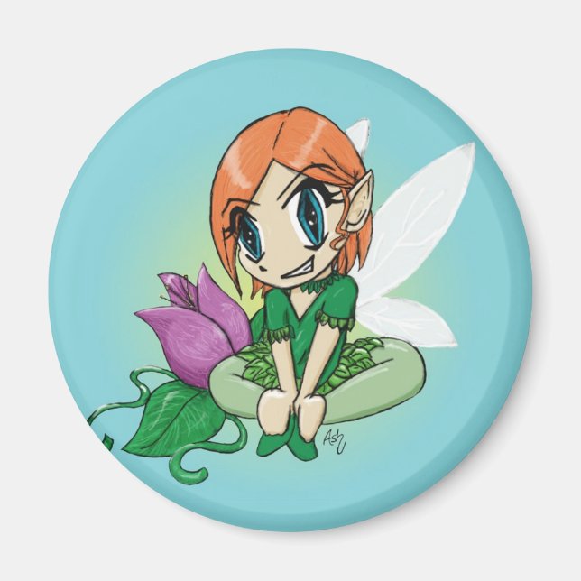 Blume Fairy Magnet (Vorne)