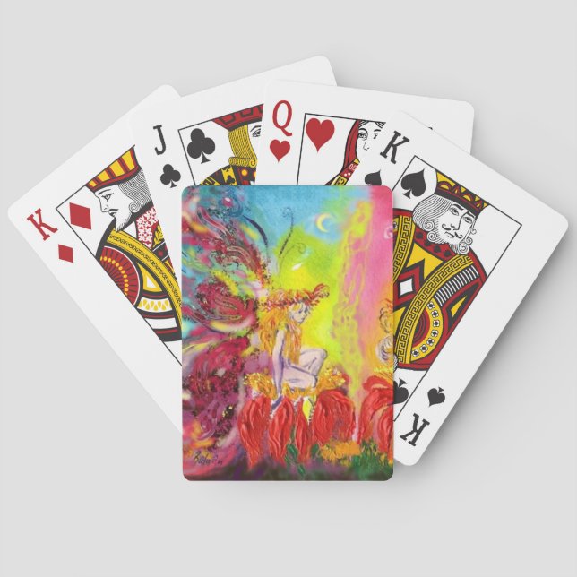 BLUME FAIRY OF DAWN SPIELKARTEN (Rückseite)