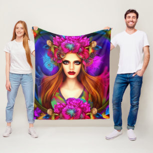 Blume Fairy Queen Fleecedecke